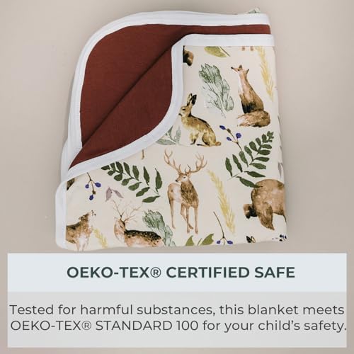 Pobi Baby Soft Neutral Wildlife Blanket 1
