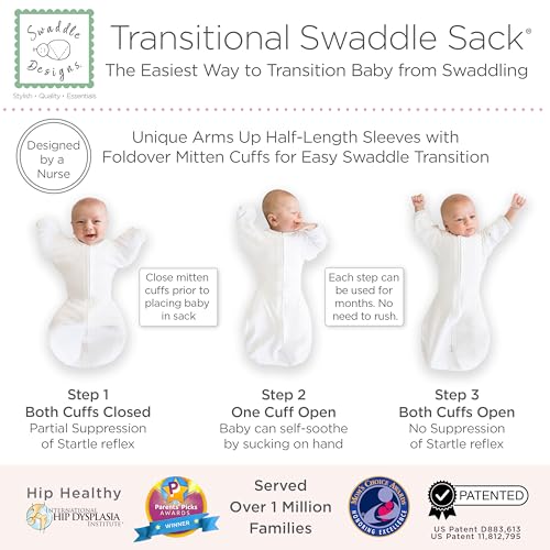 SwaddleDesigns Sterling Dots Transitional Swaddle Sack