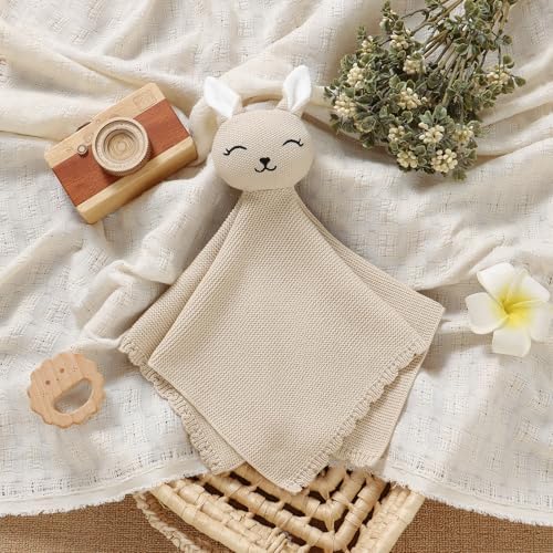 LAWKUL Bunny Lovey Baby Blanket 16x16in 1