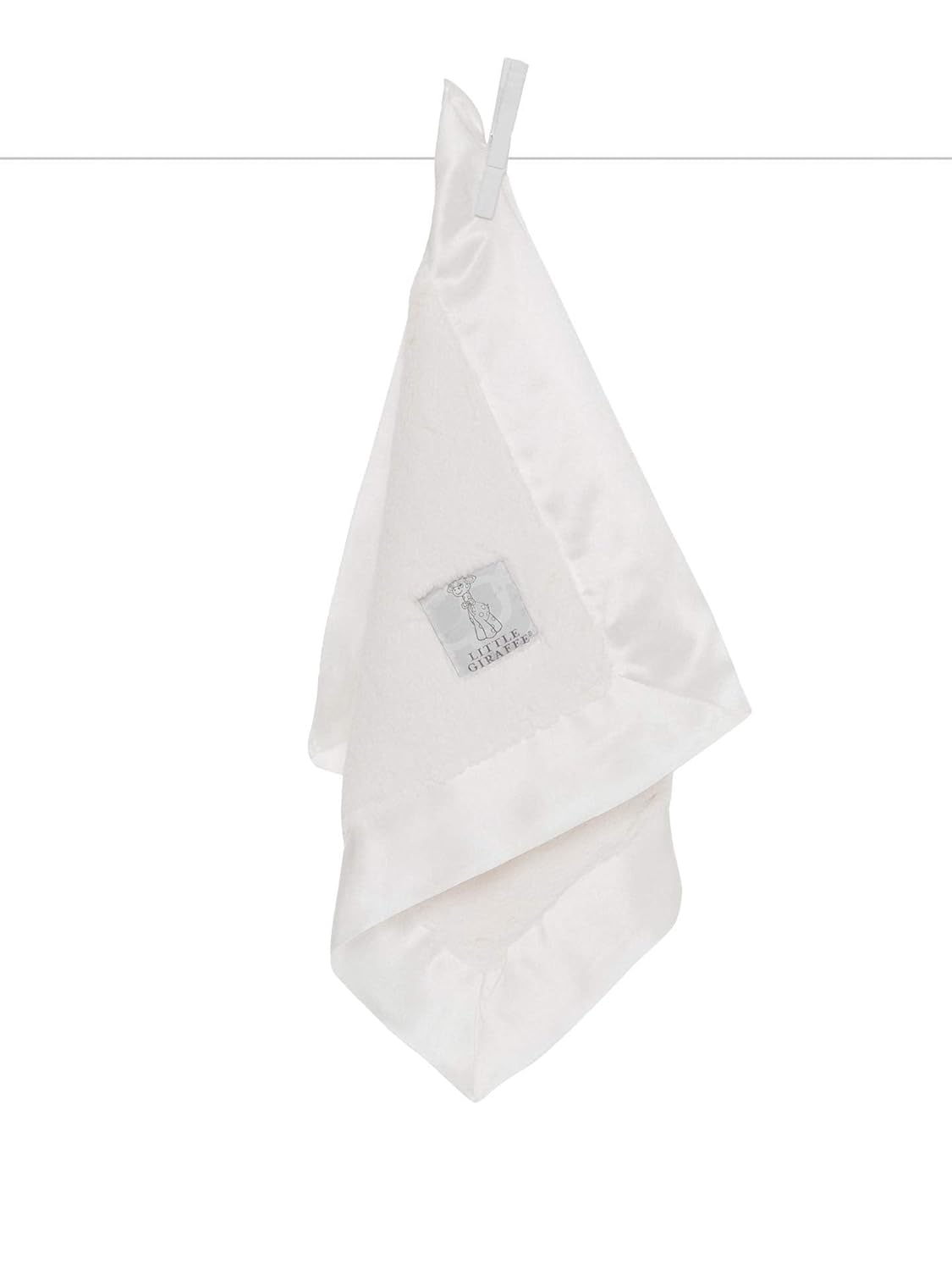 Little Giraffe Baby Blanket - Luxe Soft 17x17 Cream