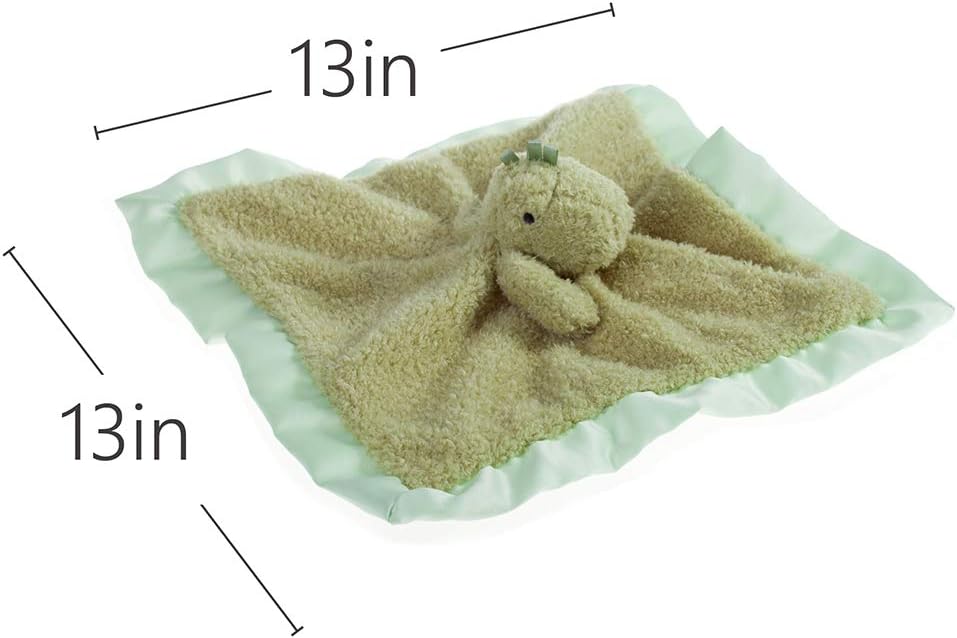 Apricot Lamb Dinosaur Security Blanket 13 Inches
