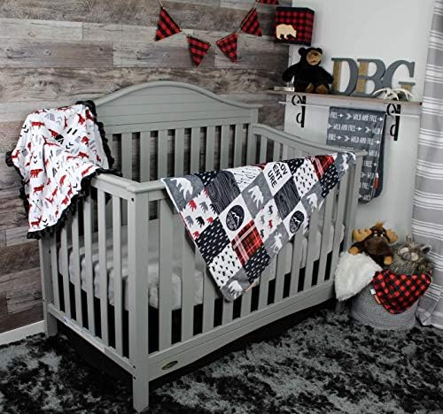 Dear Baby Gear Bears Deluxe Baby Blanket - Reversible 40x30