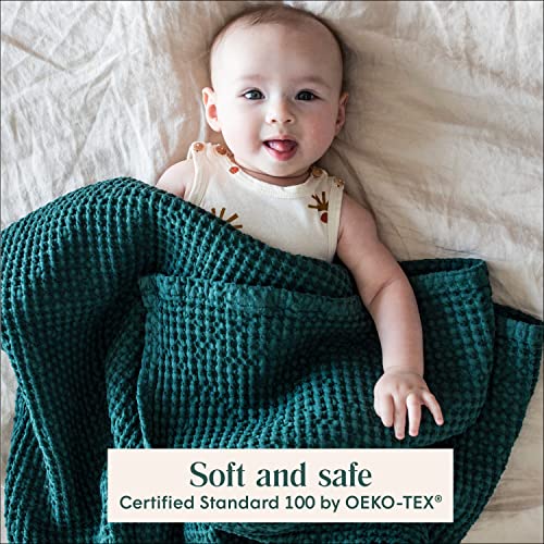 Simka Rose Waffle Cotton Swaddle Blanket for Baby