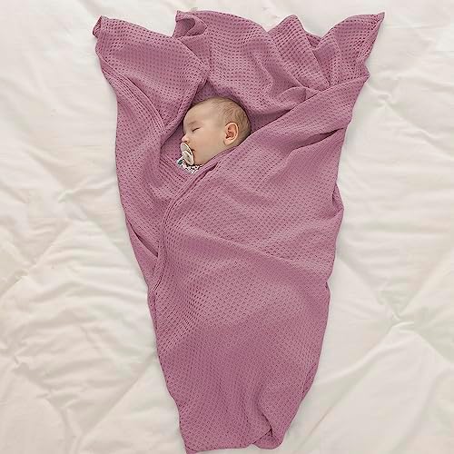 Kloovete 36 x 40 Inch Waffle Weave Cooling Blanket