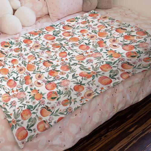 Hwmmbh Vintage Peach Flannel Baby Blanket 60x80