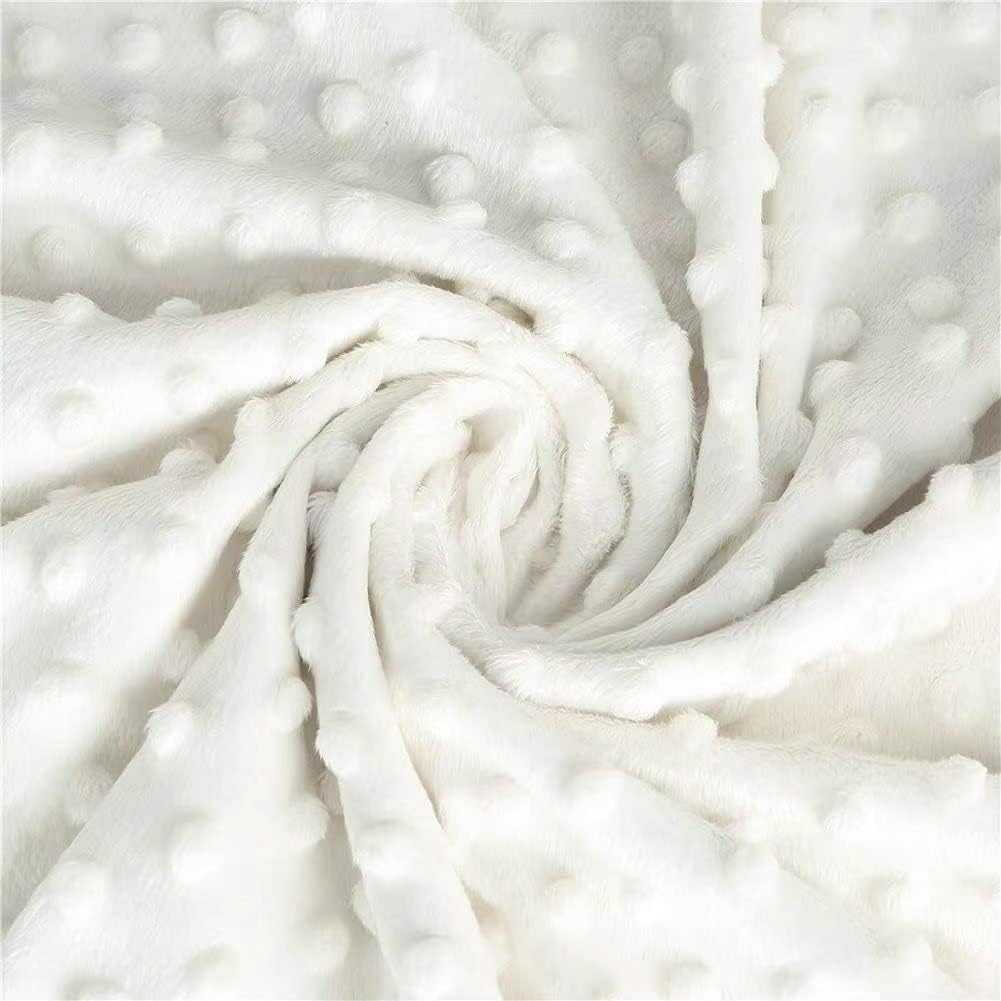 BEILIMU 3D Checkerboard Toddler Blanket Sage Green 30x40 Inches
