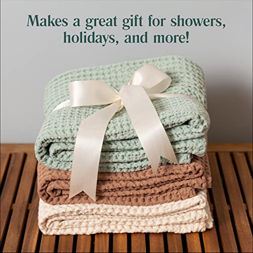 Simka Rose Waffle Cotton Swaddle Blanket for Baby