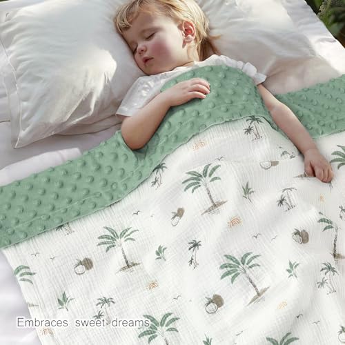 BOPRIO Muslin Baby Blanket 30x40 Inch