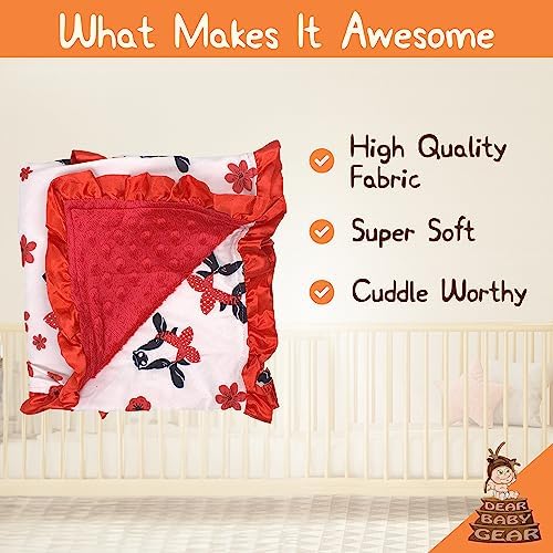 Dear Baby Gear Farm Deluxe Baby Blanket - 32x32 Inches 1