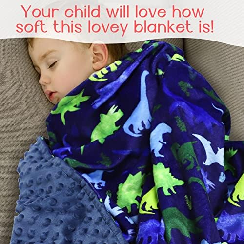 TANOFAR Fleece Baby Blanket with Dinosaur Print 1