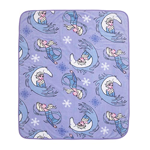 NoJo Disney Frozen 2 Elsa and Nokk Toddler Blanket 40x50
