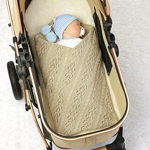 LAWKUL Knit Baby Blanket 40x30 Inches