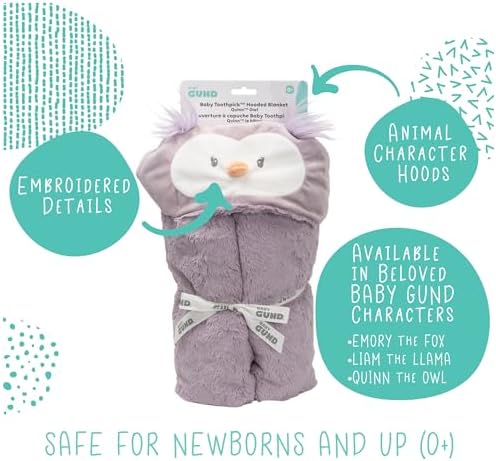 GUND Baby Lil Luvs Quinn Owl Hooded Blanket 1