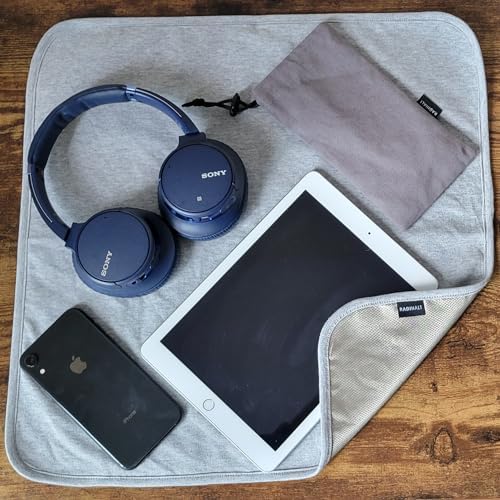 RadiHalt EMF Protection Blanket - Faraday Fabric for Laptop and Phone Safety