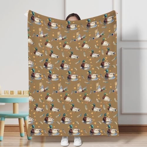 KASTLEE Vintage Duck Hunting Flannel Blanket