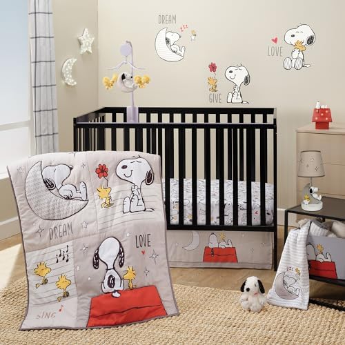 Bedtime Originals Snoopy Applique Fleece Blanket