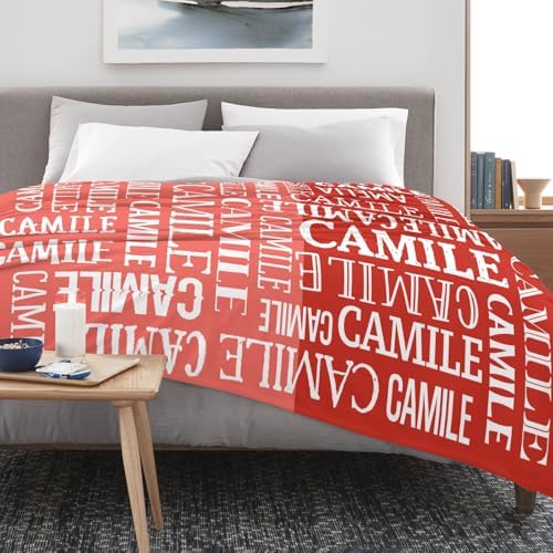 Deven Text Red Watermelon Personalized Baby Blanket 30x40 in
