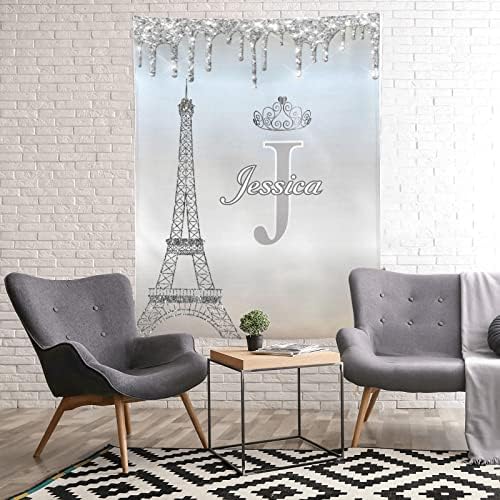 XOZOTY Personalized Baby Blanket with Name Gray 30x40 Inch Fleece Throw