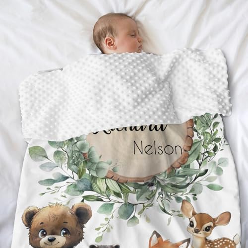 Perarts Personalized Baby Blanket with Name 35x45in