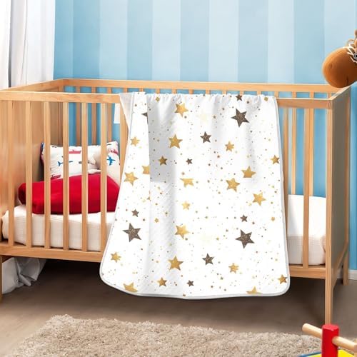 Cotton Baby Blanket Soft Cozy Throw for Toddler 30x40 - Christmas Pine Branches