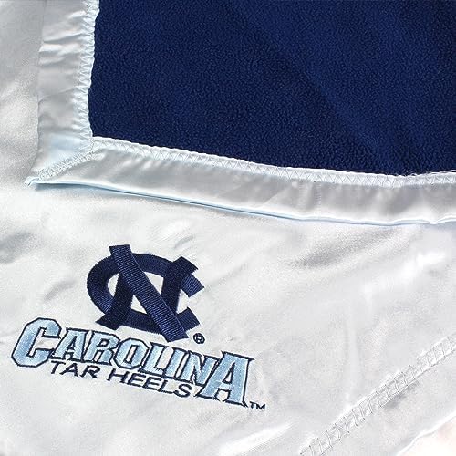 Comfy Feet North Carolina Tarheels Plush Baby Blanket 28x28 1