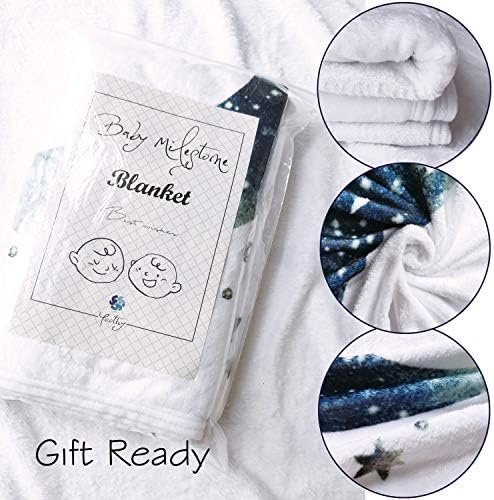 Yoothy Moon Baby Monthly Milestone Blanket - Boy Girl