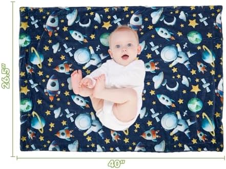 DCOOLGO Space Baby Blanket 265x40 Inches 1