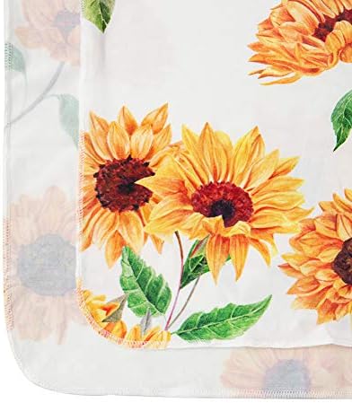 Galabloomer Sunflower Baby Swaddle Headband Set