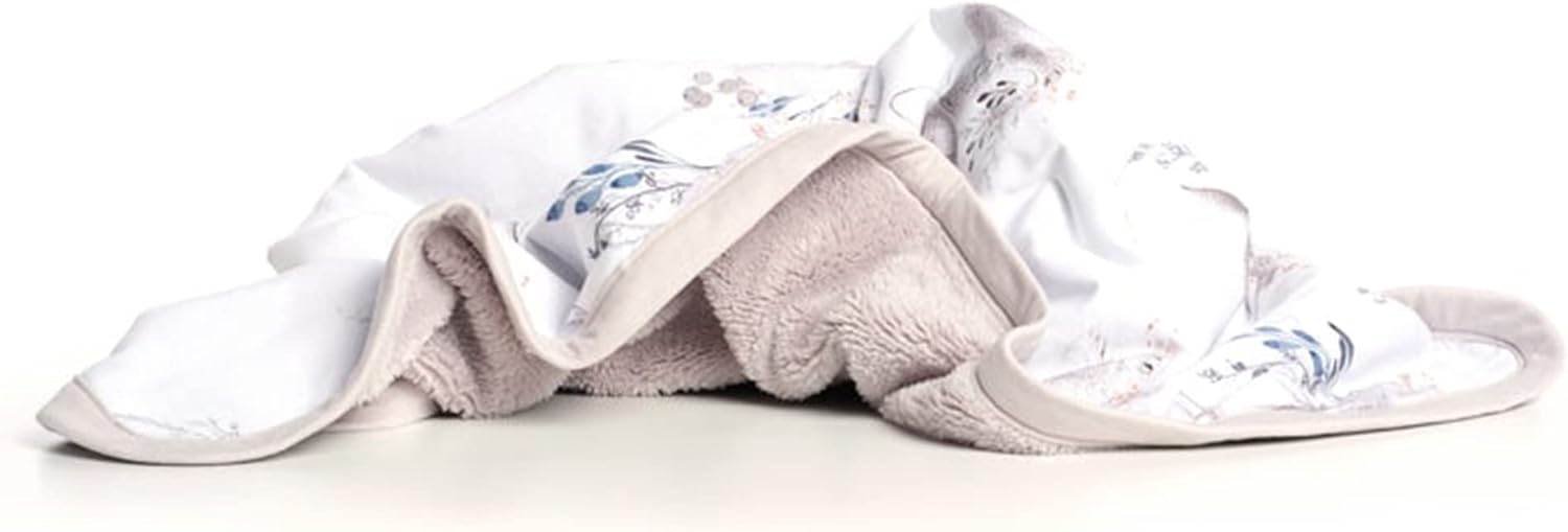 Oilo Cottontail Bunny Baby Blanket 30x40 Turkish Cotton Plush Chenille
