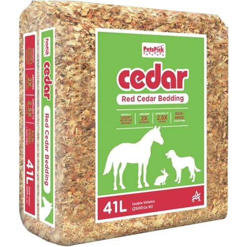 PETSPICK Kiln Dried Red Cedar Bedding 41L 1