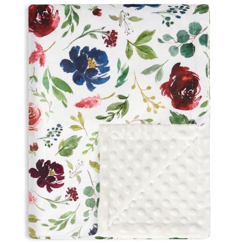 HOMRITAR Baby Blanket Double Layer Minky 30x40 Inch