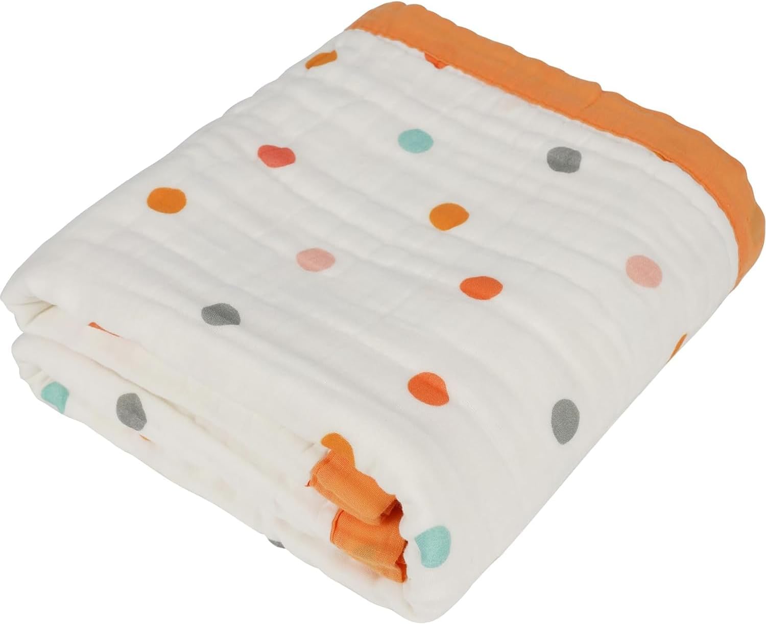 Natchiketa Organic Cotton Muslin Blanket - 10 Layers Soft Baby Quilt for Swaddling