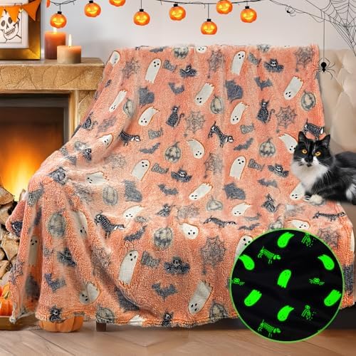 Cute Halloween Blanket for Kids and Adults 50x60