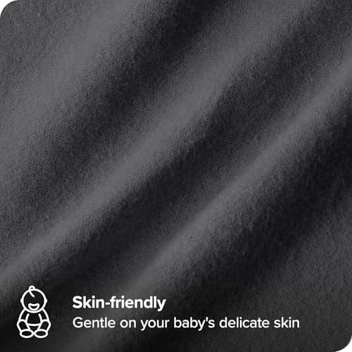 Bare Home 6-Pack Flannel Receiving Blankets 30x30 Premium 100 Cotton Hypoallergenic Warm
