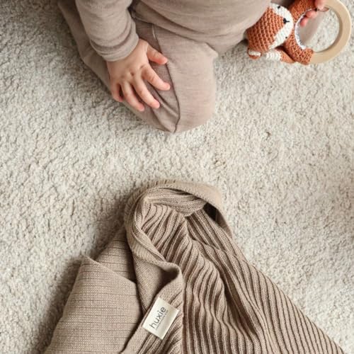 Huxie Organic Cotton Baby Blanket - 30 x 40 Swaddle Blanket