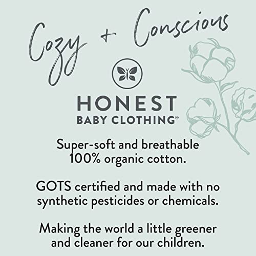 HonestBaby Reversible Receiving Blanket 100 Organic Cotton One Size