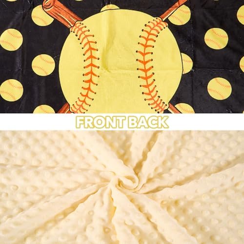 DCOOLGO Softball Blanket for Newborn Baby