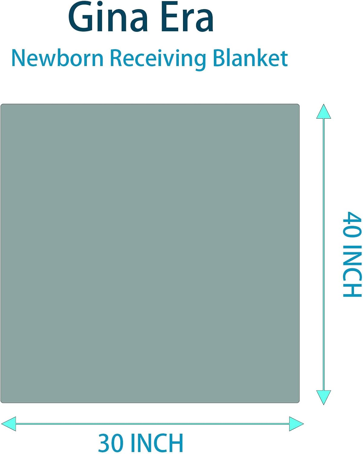 Gina Era 4 Pcs Cotton Flannel Receiving Blankets