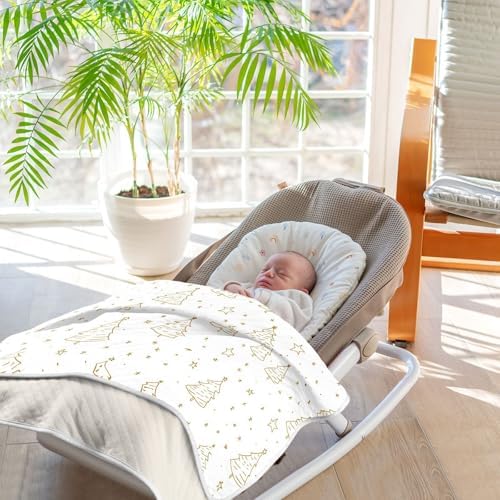 Cotton Baby Blanket 30x40 Inches Soft Cozy Throw for Toddler