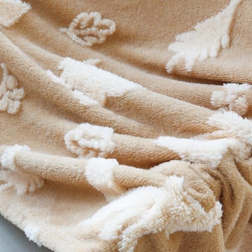 BORITAR 3D Fleece Baby Blanket with Woodland Fox Design 1