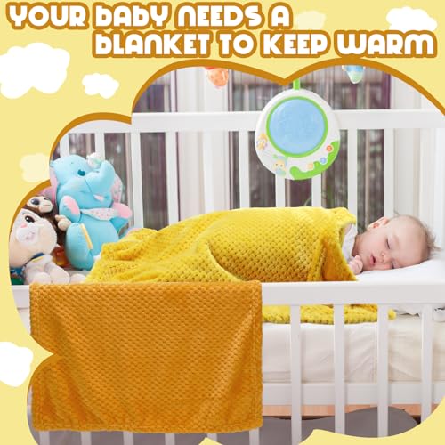 Frienda 4 Pcs Fluffy Baby Blanket for Boys Girls 1