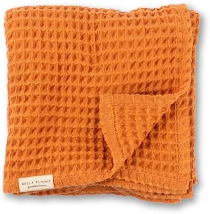 Bella Tunno Waffle Blanket 40 x 40 100 Cotton Soft Breathable