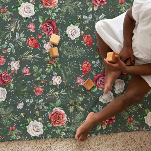 Soft Flannel Baby Blanket for Christmas Decor