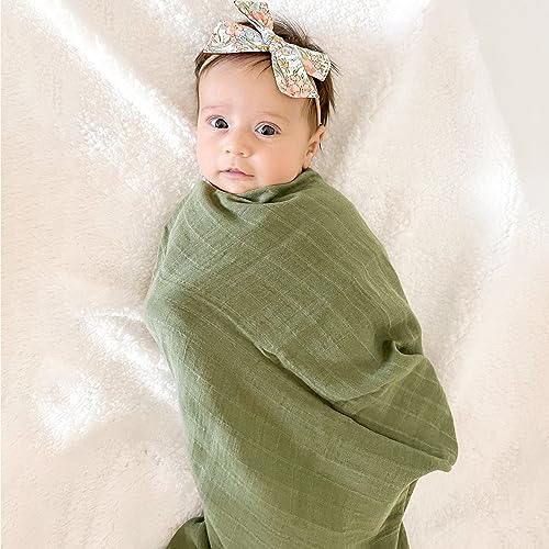LifeTree Muslin Swaddle Blanket Mallard Duck