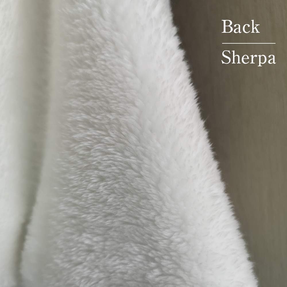 NICTIMEID Custom Baby Name Sherpa Blanket for Boy Baseball Pattern 30x47