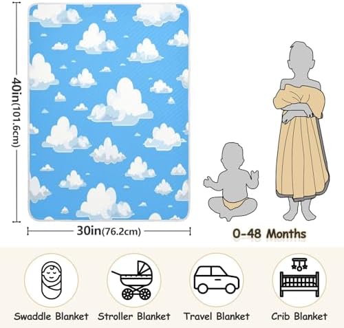 YJMYDDZ Baby Blanket 30x40 Inch Super Soft