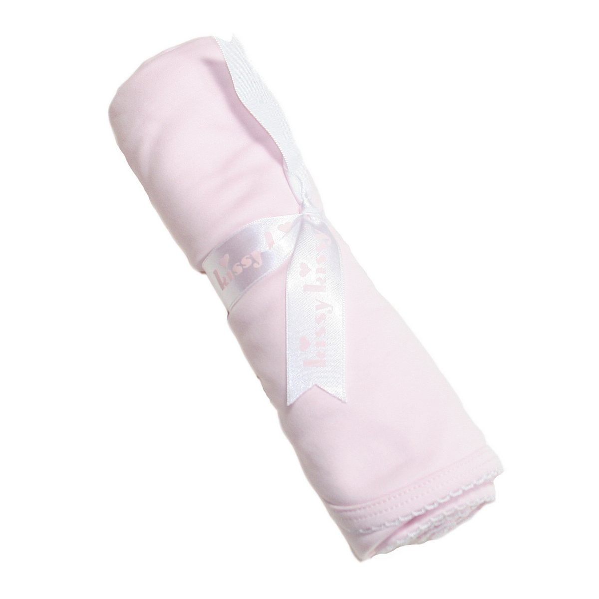 Kissy Kissy Basic Blanket Pink White One Size