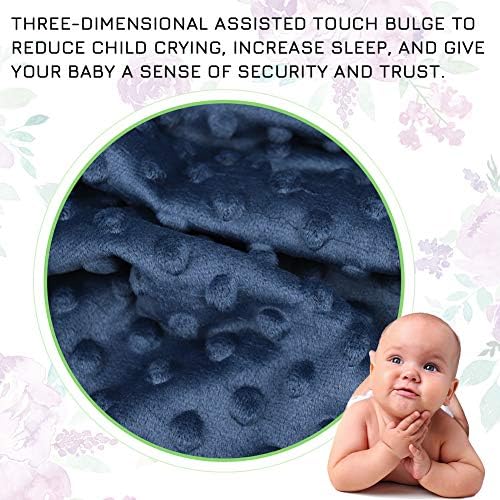 TANOFAR Soft Baby Blanket with Watercolor Flowers