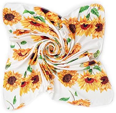 Galabloomer Sunflower Baby Swaddle Headband Set