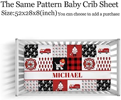 Personalized Baby Blanket with Name - Baseball Minky Blanket for Boys and Girls